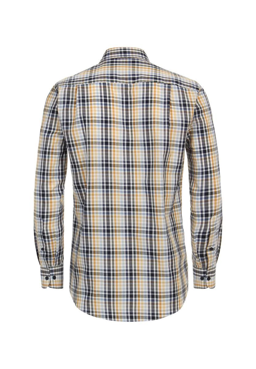 Herren Comfort-Fit Kurzarmhemd mit Karomuster