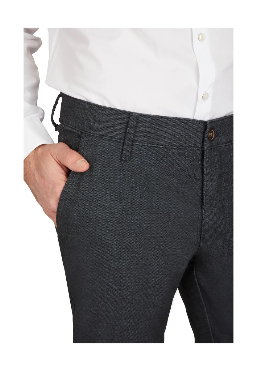 Herrenhose mit Komfortbund und Melange-Optik