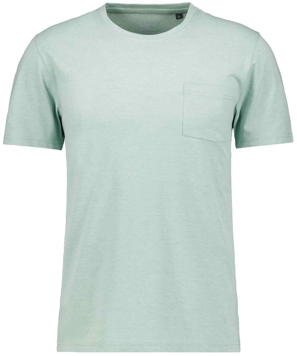 Herren Klassisches Rundhals T-Shirt mit Tasche
