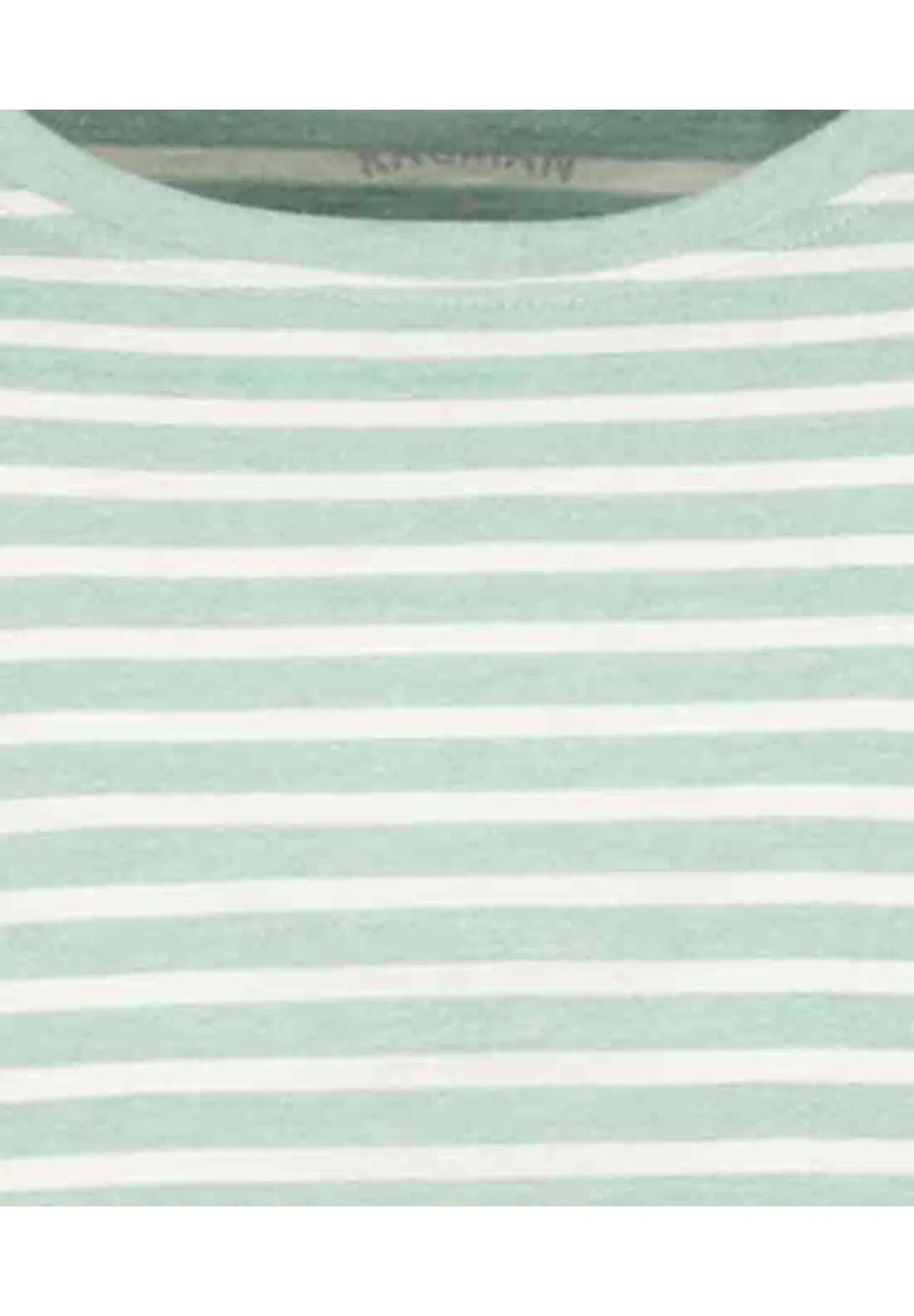 Gestreiftes T-Shirt mit Rundhalsausschnitt