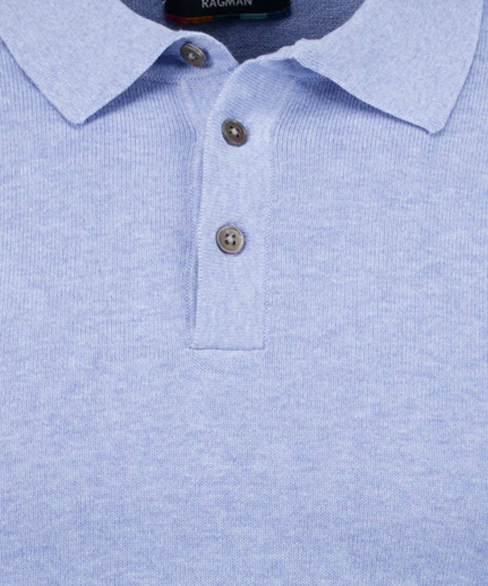 Klassisches Strickpolohemd