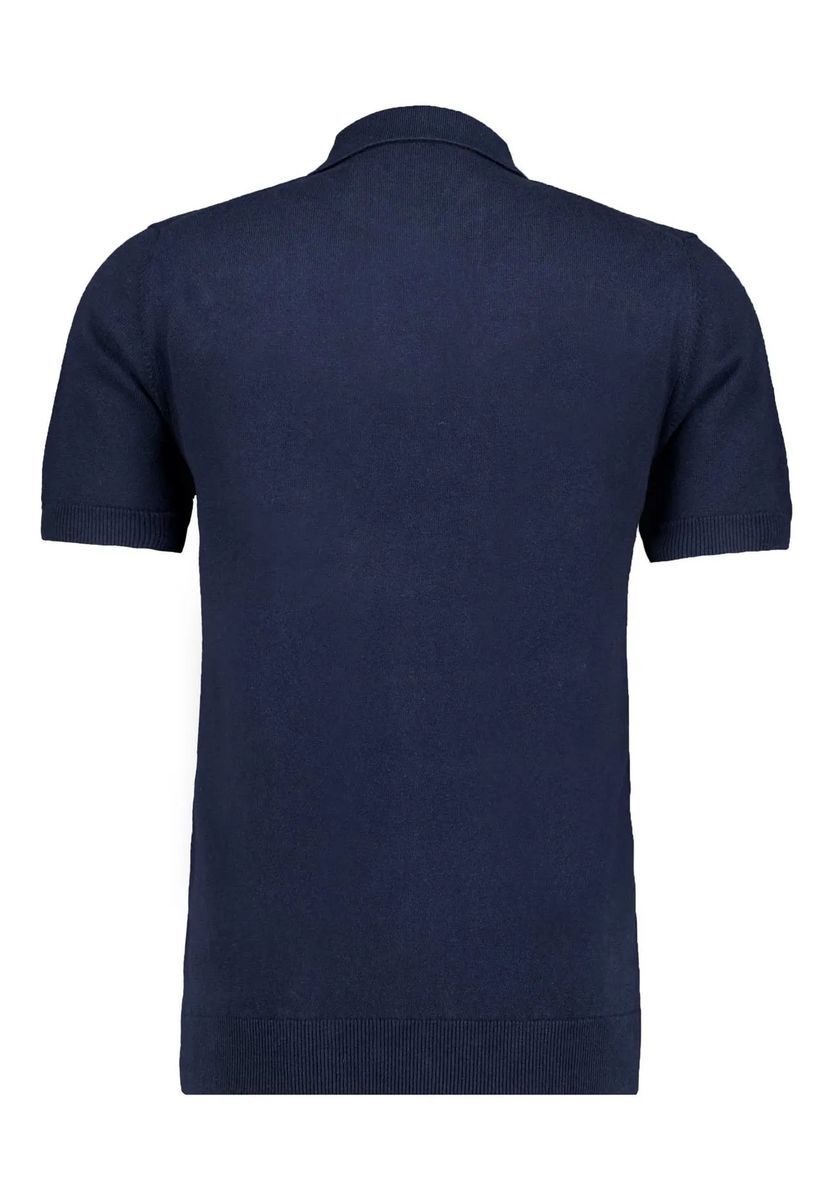 Kurzärmeliges Polohemd aus Strickbaumwolle