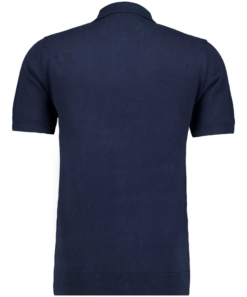 Kurzärmeliges Polohemd aus Strickbaumwolle
