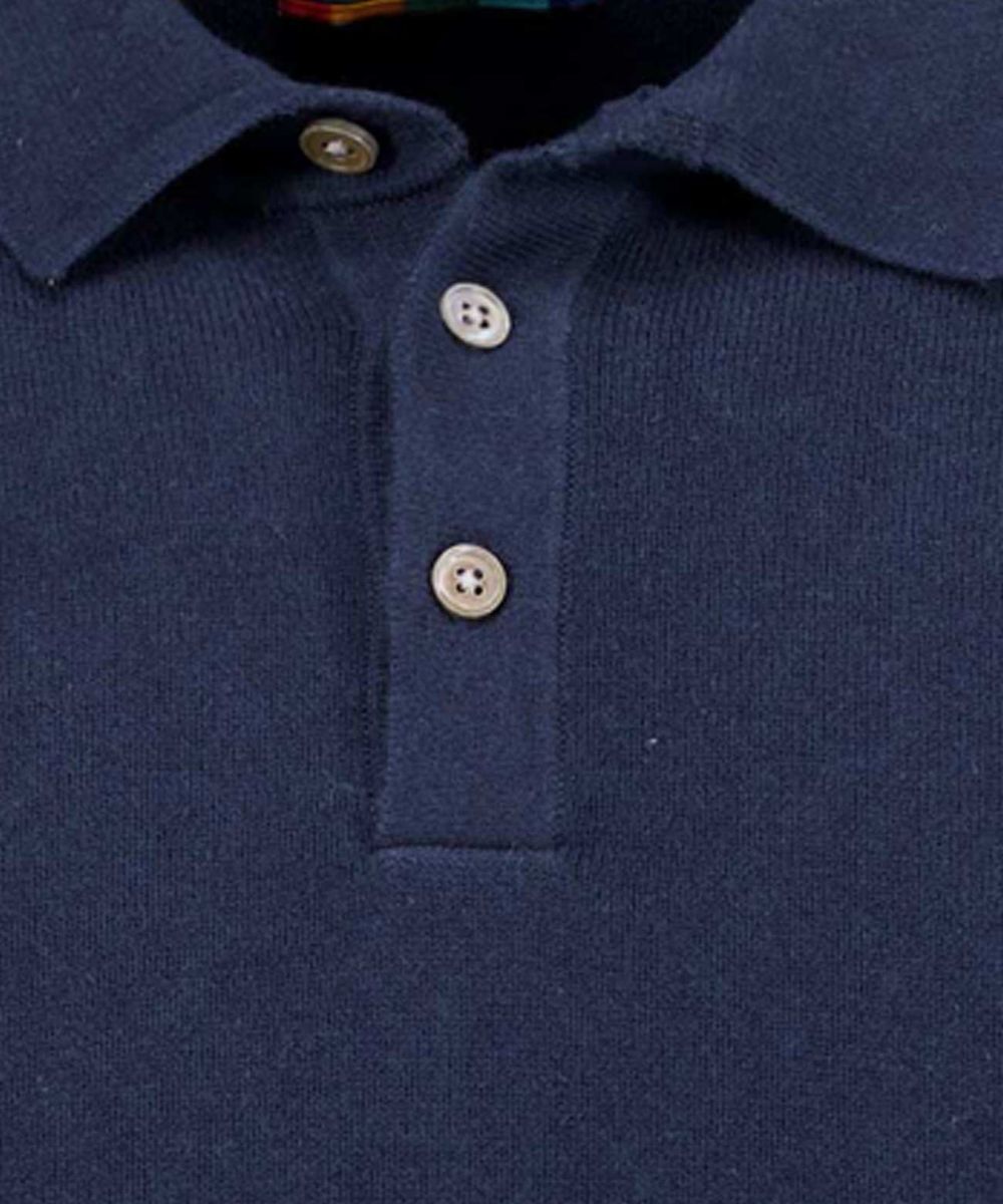 Kurzärmeliges Polohemd aus Strickbaumwolle