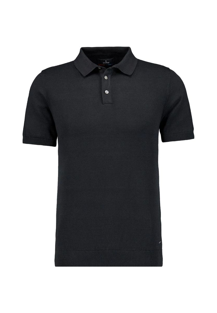 Klassisch geschnittenes Strick-Poloshirt