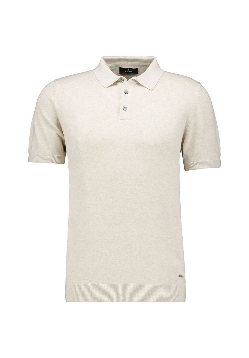 Herren Strick Polohemd Kurzarm