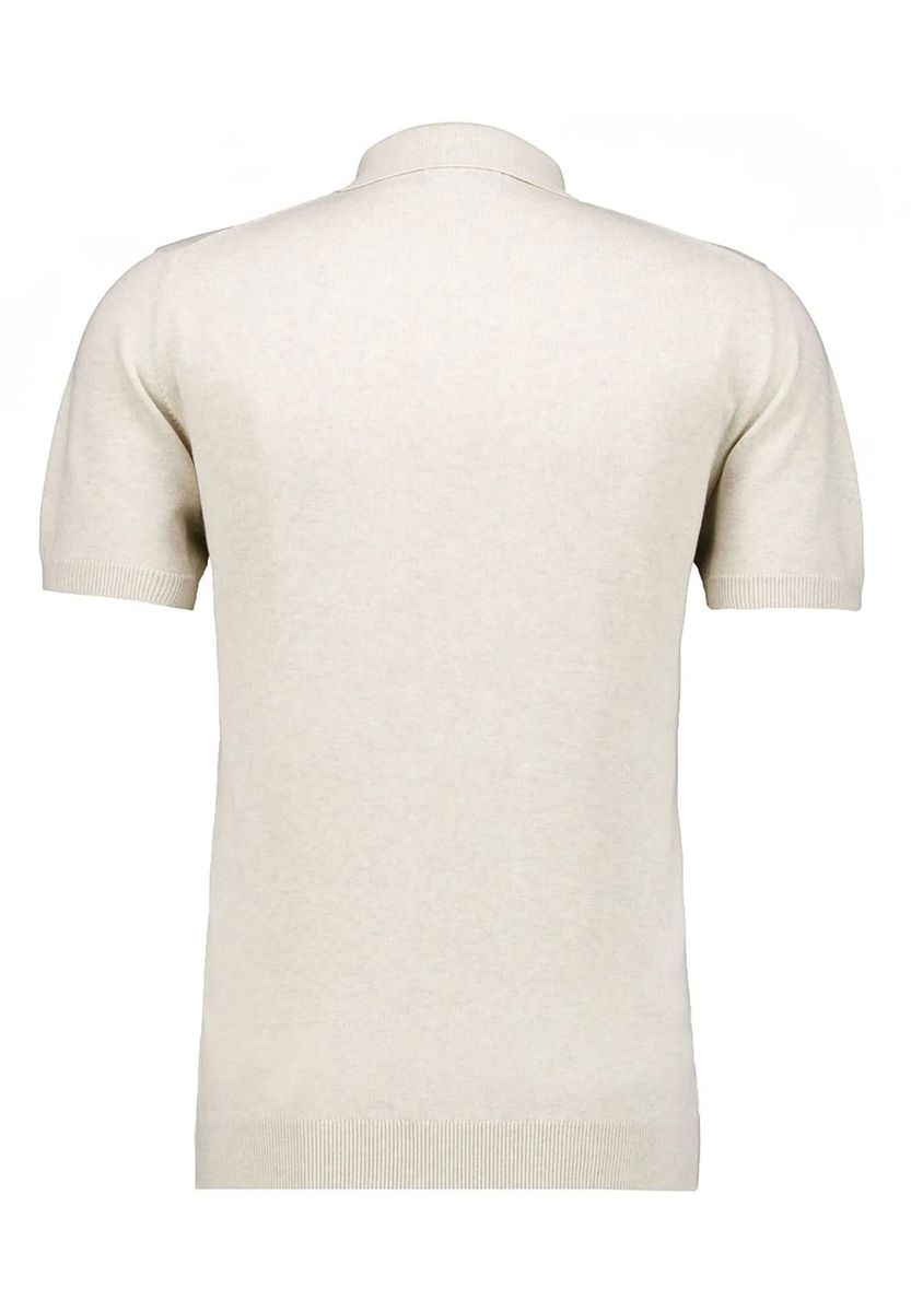 Herren Strick Polohemd Kurzarm