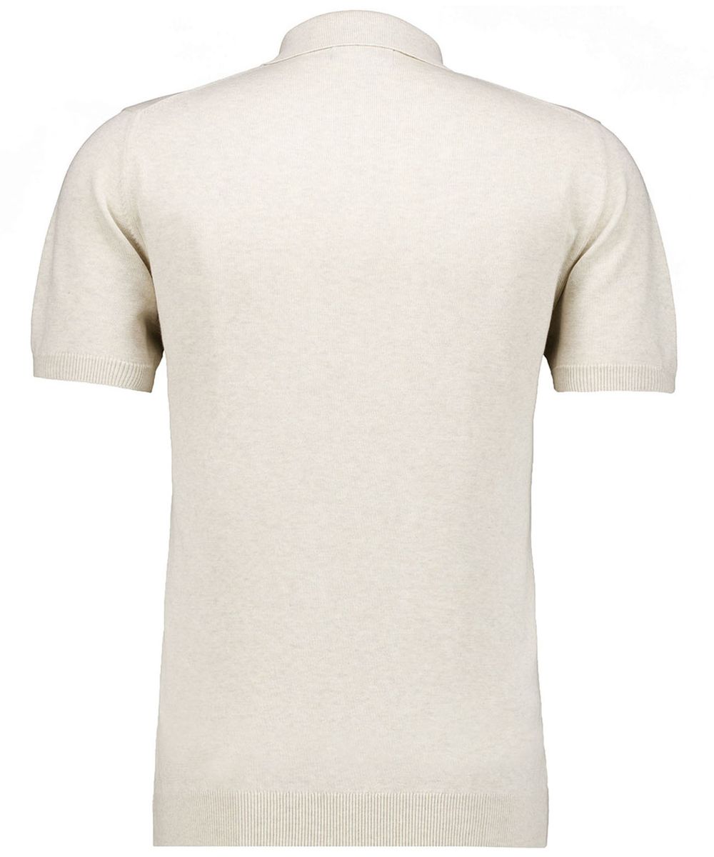 Herren Strick Polohemd Kurzarm