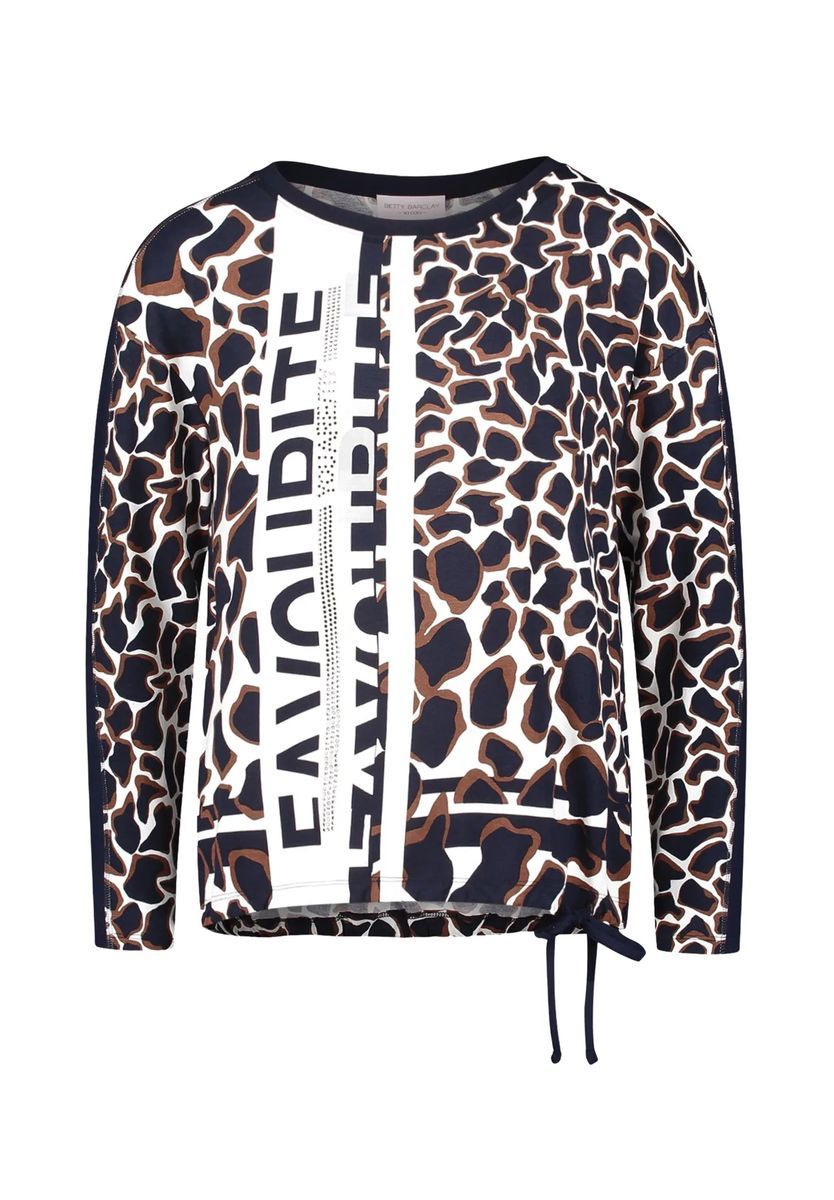 Langarmshirt mit Animal-Print