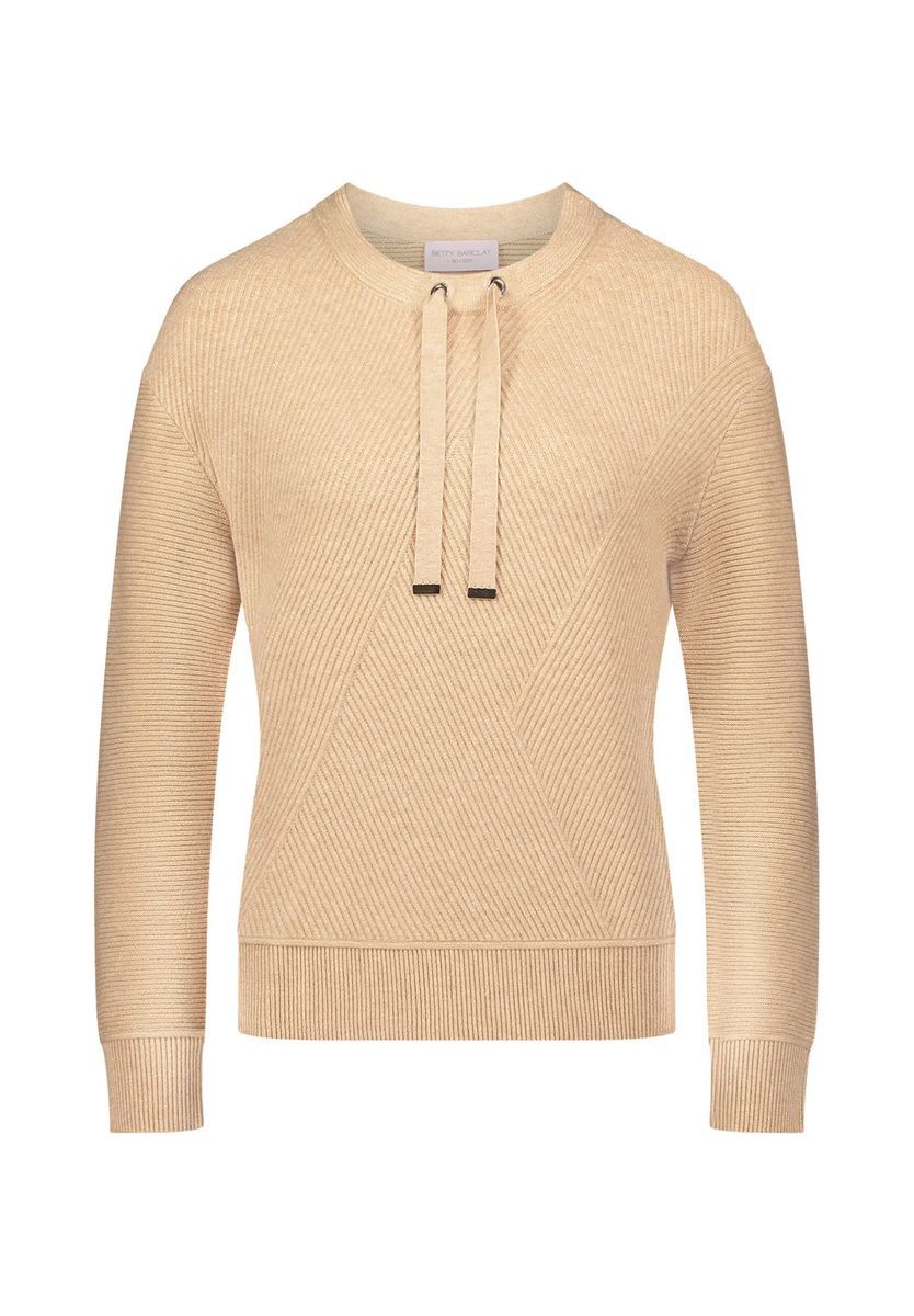 BETTY BARCLAY Pullover, Tunnelzug, für Damen, beige, 36