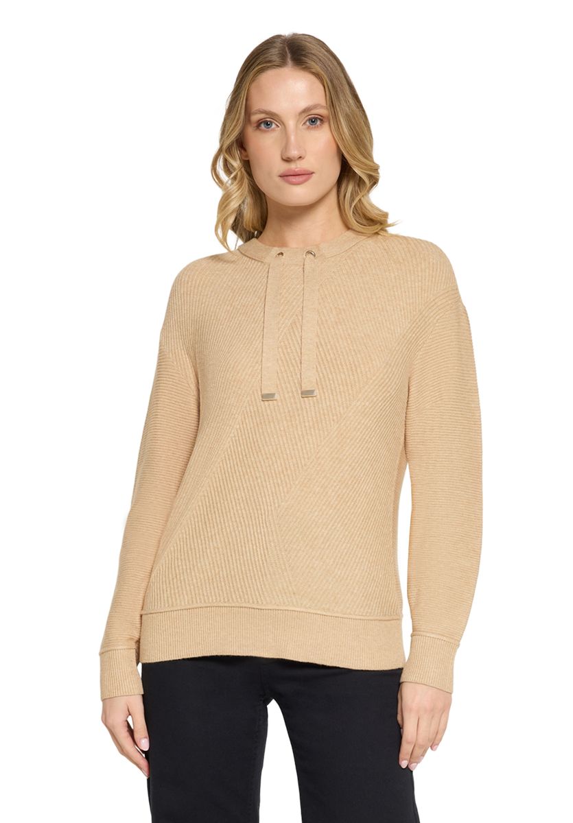 BETTY BARCLAY Pullover, Tunnelzug, für Damen, beige, 36