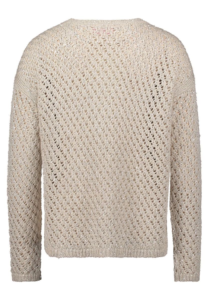 BETTY BARCLAY Pullover, Loch-Stickerei, für Damen, beige, 36