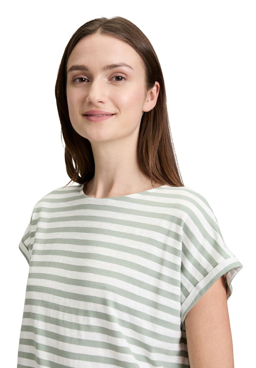 Gestreiftes Kurzarm-T-Shirt