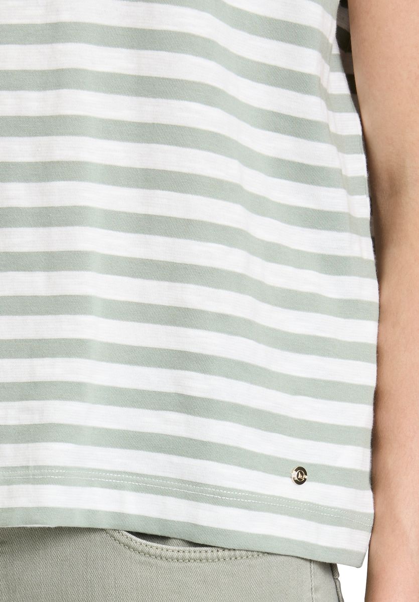 Gestreiftes Kurzarm-T-Shirt