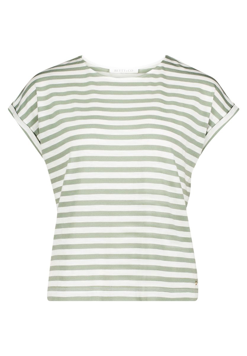 Gestreiftes Kurzarm-T-Shirt