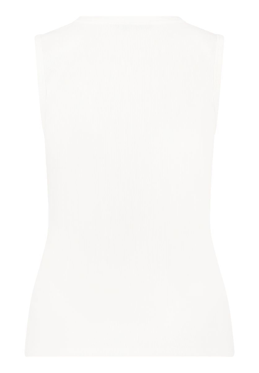 Geripptes Tanktop mit Logo