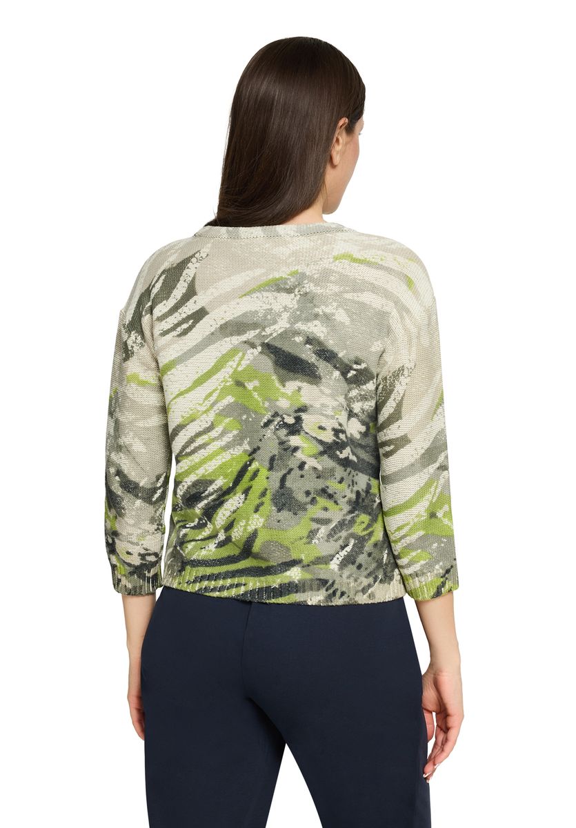 Strickpullover mit abstraktem Muster