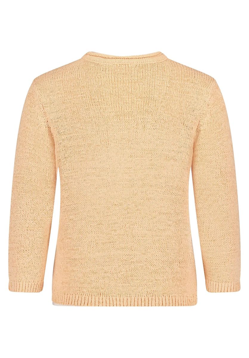 Klassischer Strickpullover mit 3/4 Ärmeln