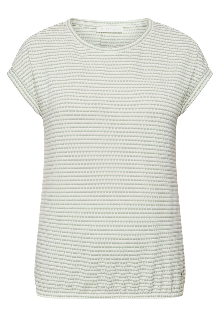 Grafik-Shirt mit Gummizug