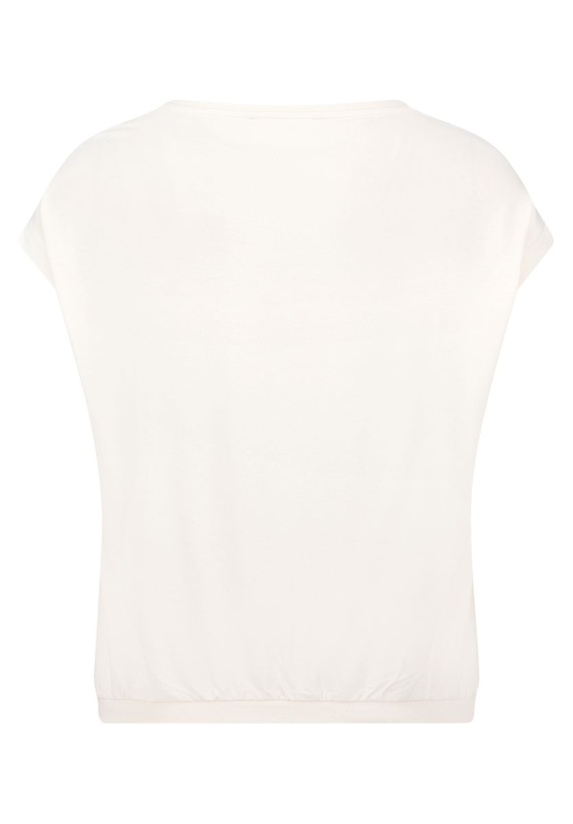 Lässiges Kurzarm-Top mit Glitzerdetails