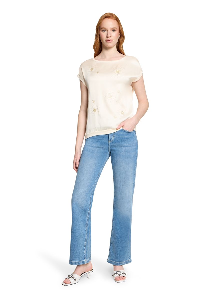 Lässiges Shirt mit Glitzer-Prints