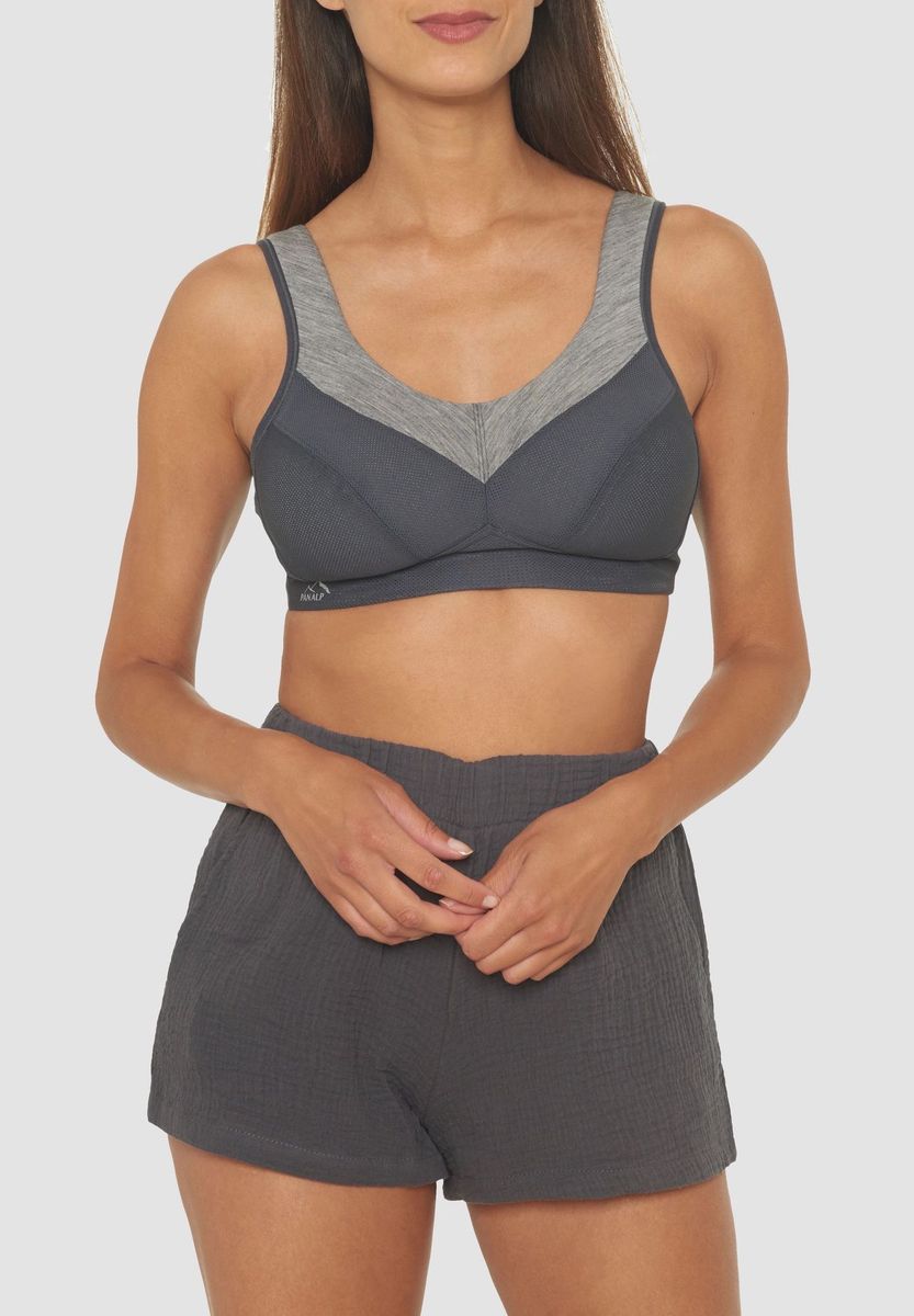 Wollmischung Klimaregulierender Sport-BH