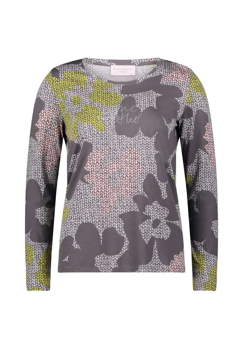 Langarmshirt mit Blumendruck