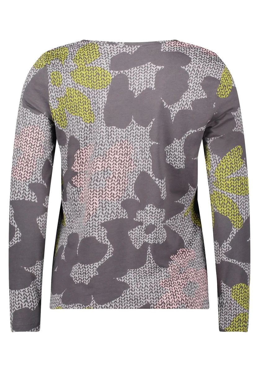 Langarmshirt mit Blumendruck