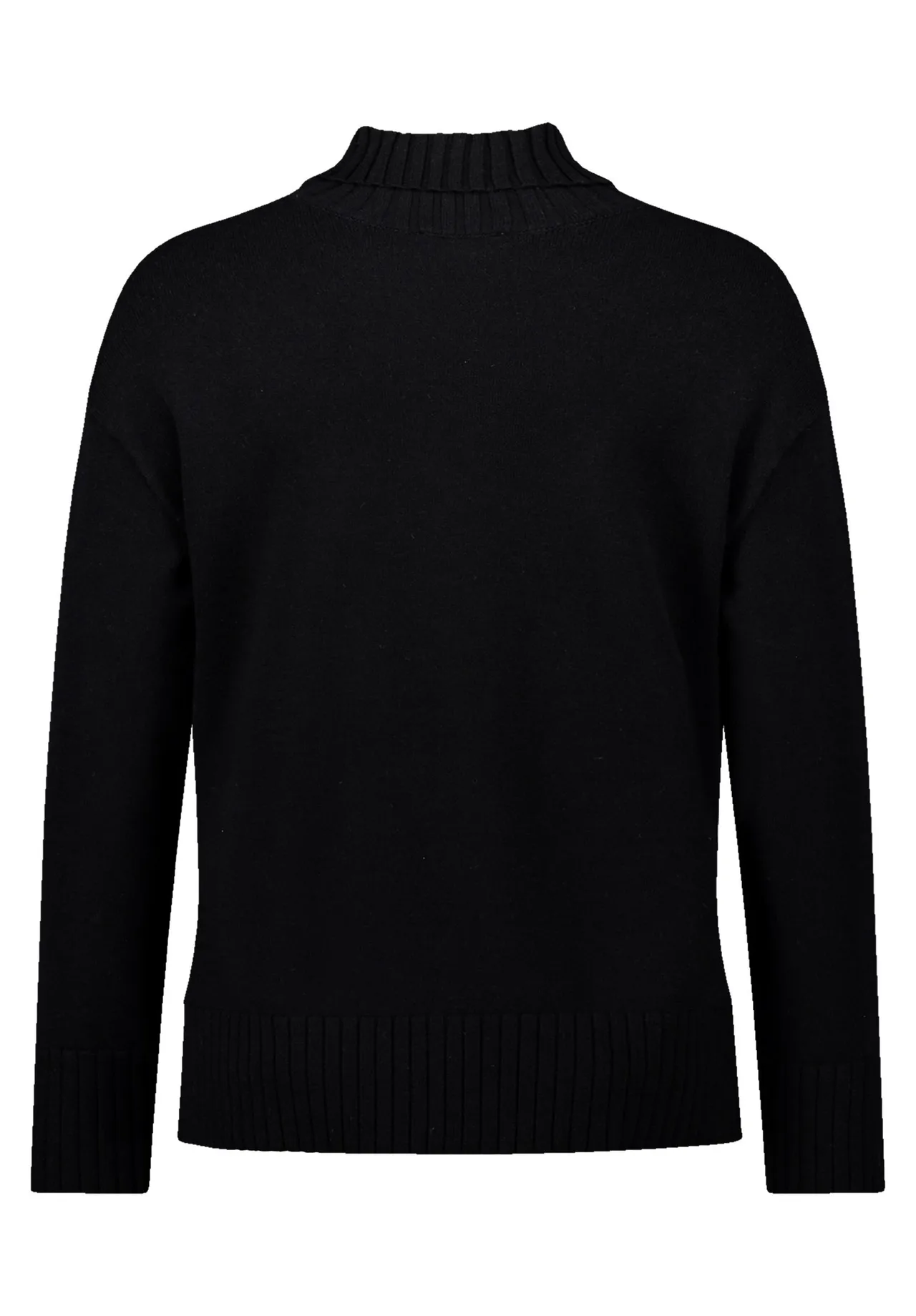 Eleganter Strickpullover mit Stehkragen