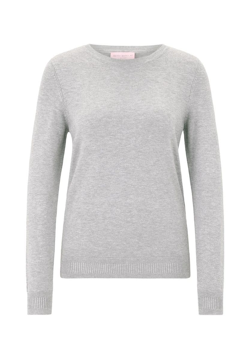 Klassischer Langarm Strickpullover