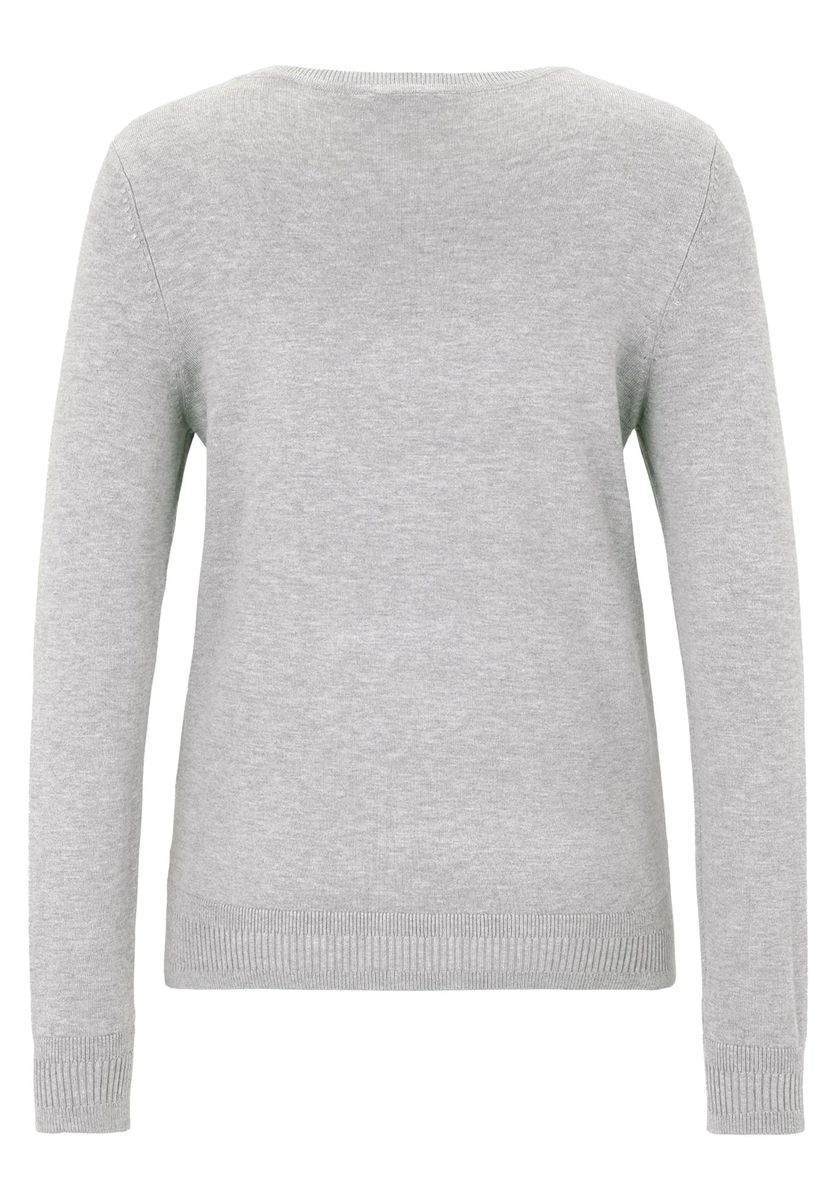 Klassischer Langarm Strickpullover