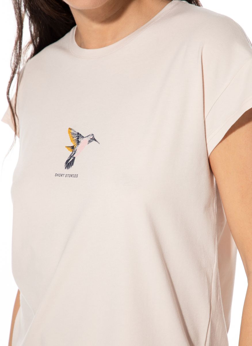 Schlafanzugoberteil mit Grafikprint