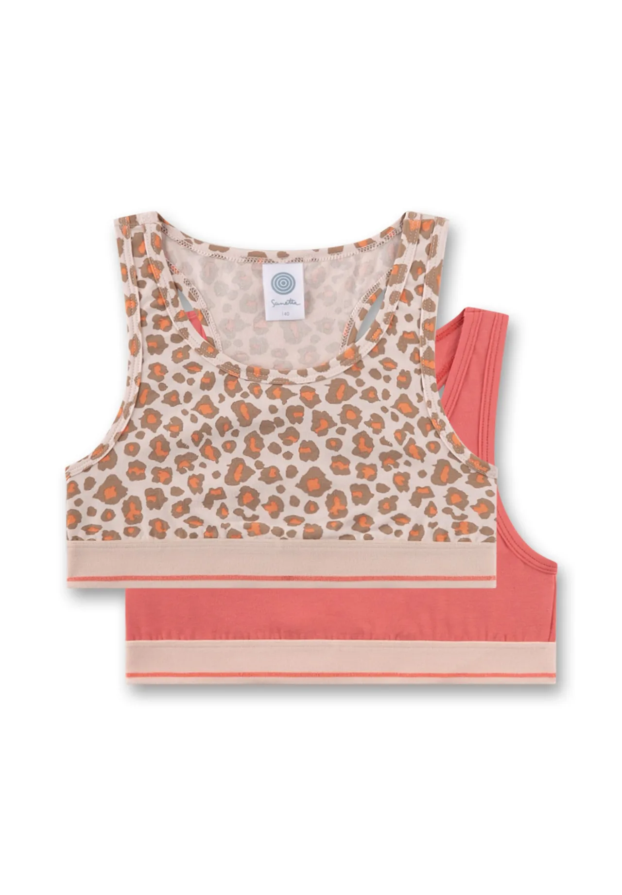 Crop Top Set mit Leopardenmuster für Kinder