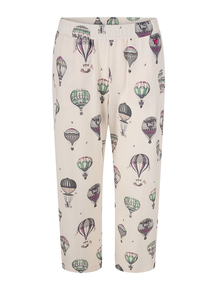 Gekürzte Loungehose mit Ballonmuster