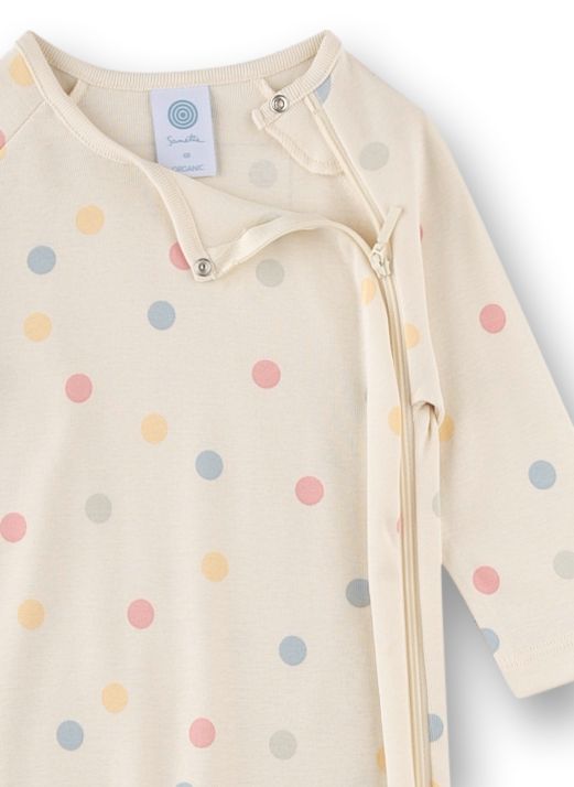Baby-Overall aus Bio-Baumwolle mit Punkten