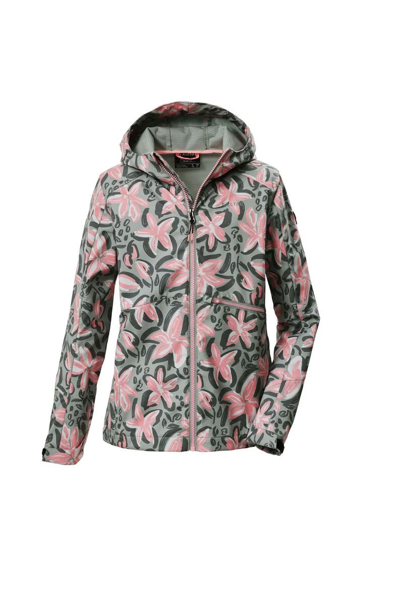 Übergangsjacke mit Blumenmuster für Kinder
