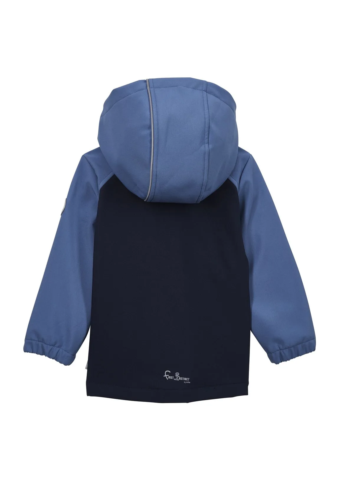 Kinder Colorblock Softshelljacke mit Kapuze