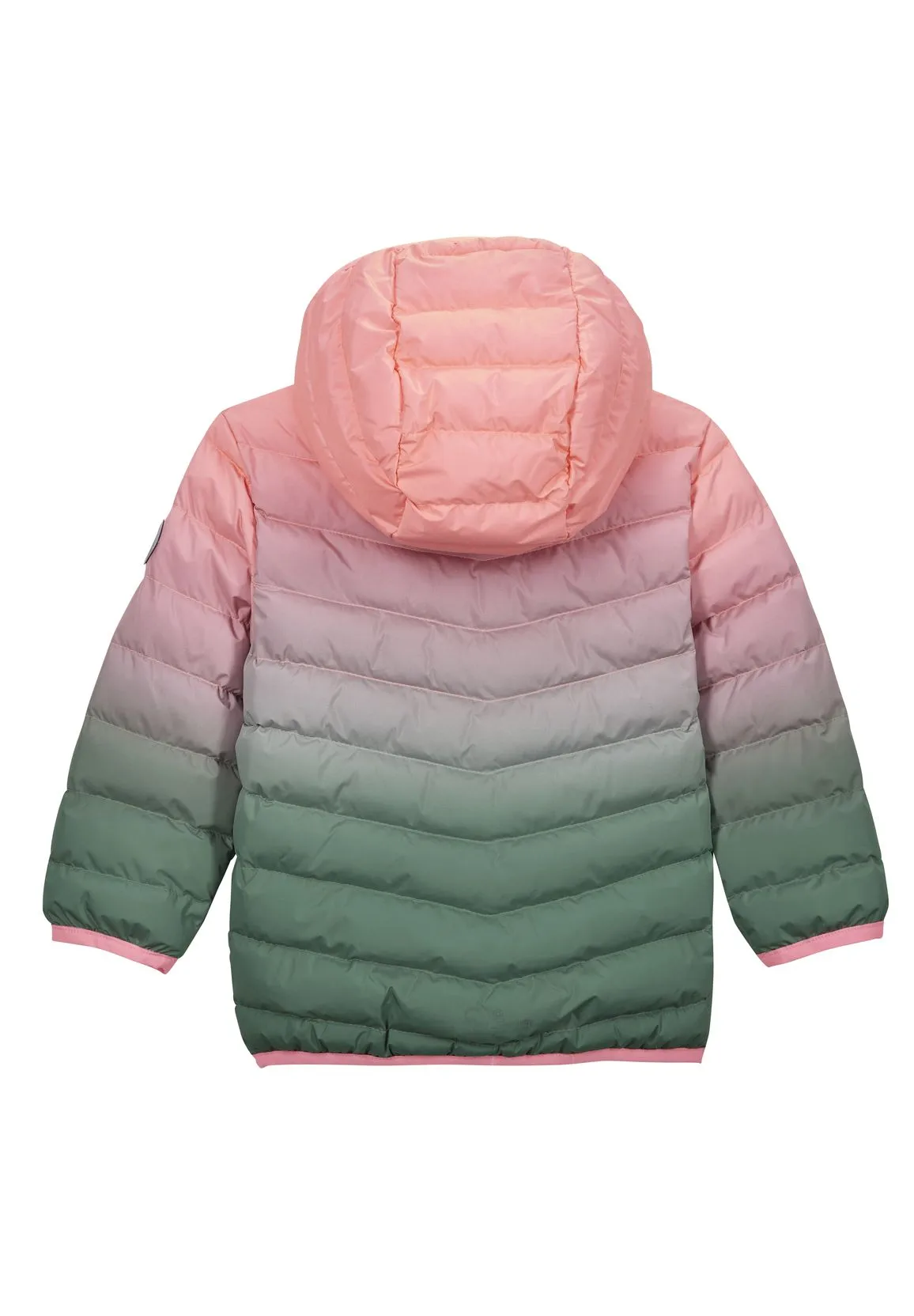 Kinder Ombre Steppjacke mit Kapuze