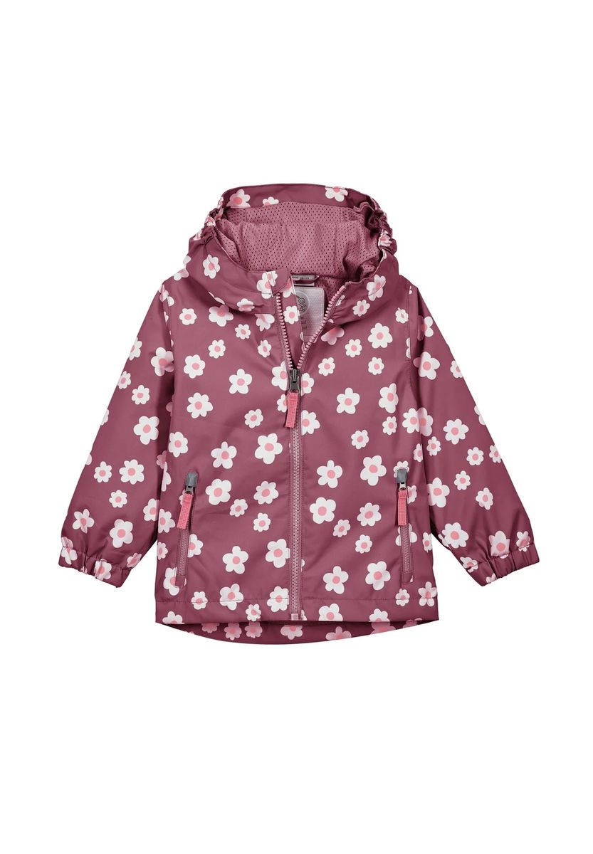 Kinder Regenjacke mit Blumenmuster