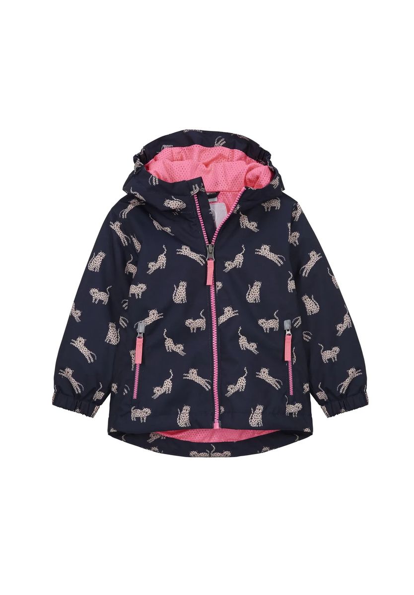 Kinder Übergangsjacke mit Print und Kapuze
