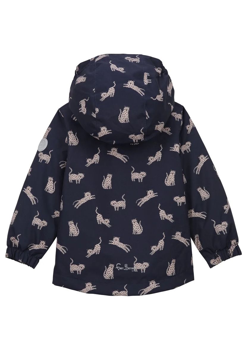 Kinder Übergangsjacke mit Print und Kapuze