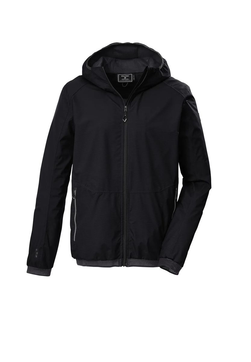 killtec® Übergangsjacke Kos 26, Stehkragen, für Herren, schwarz, S