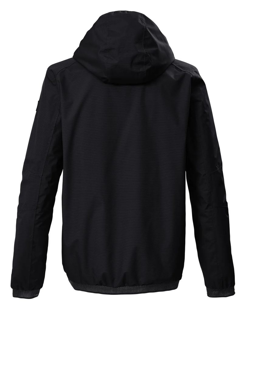 killtec® Übergangsjacke Kos 26, Stehkragen, für Herren, schwarz, S