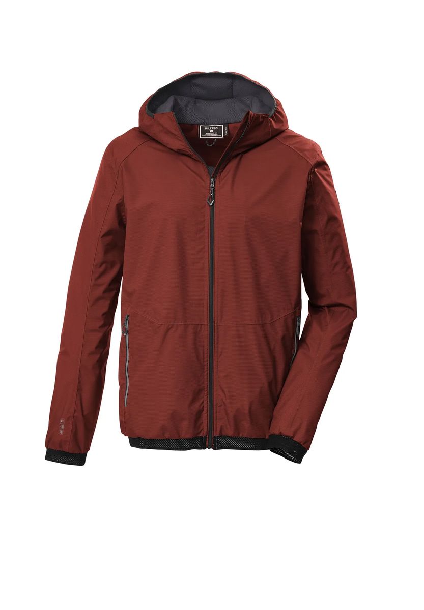 killtec® Übergangsjacke Kos 26, Stehkragen, für Herren, rot, S