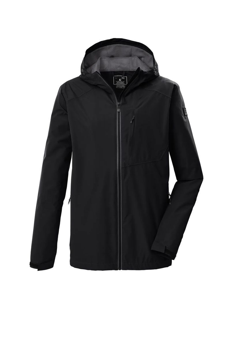 killtec® Funktionsjacke, Kapuze, für Herren, schwarz, S