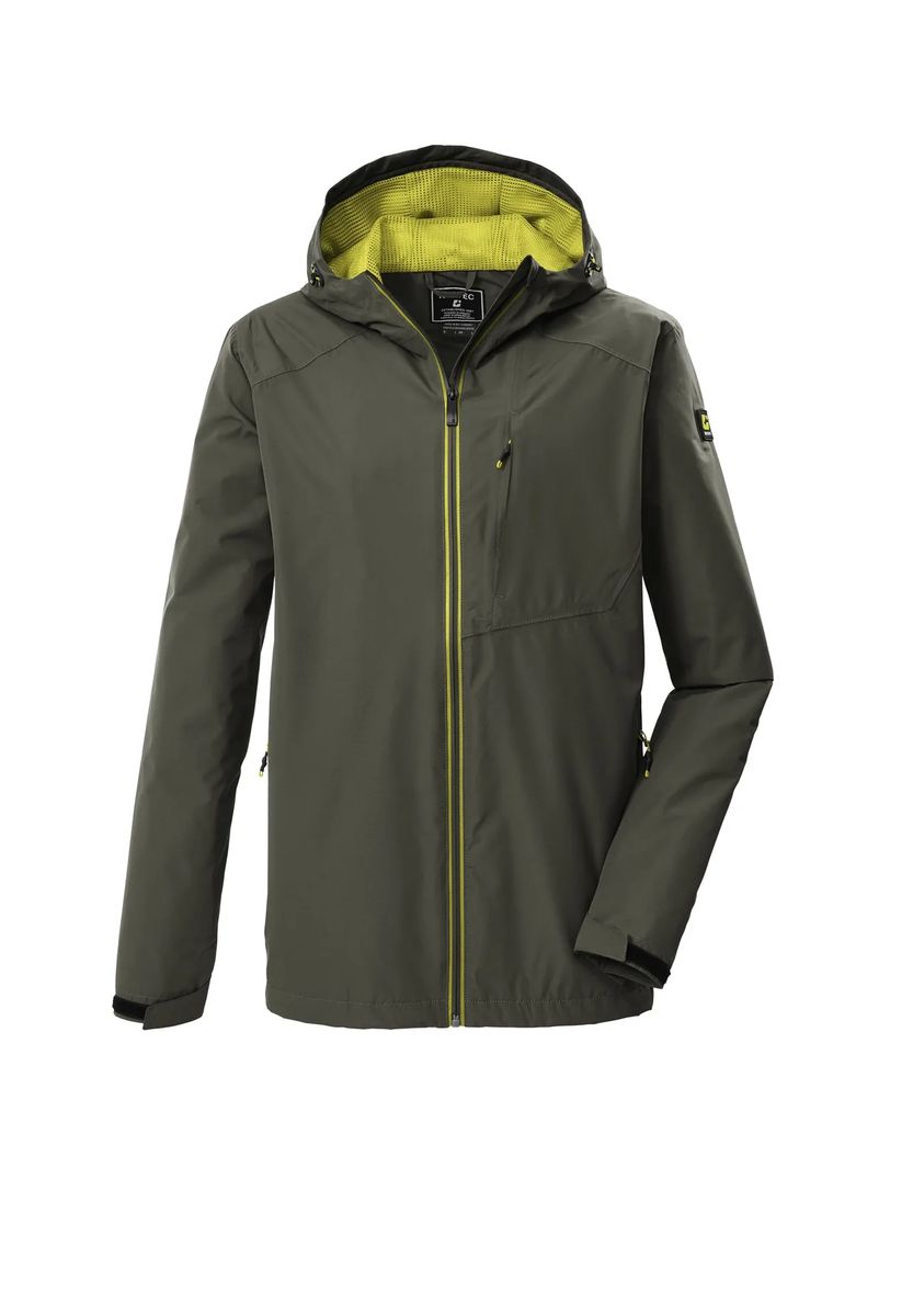 killtec® Funktionsjacke, Kapuze, für Herren, grün, S