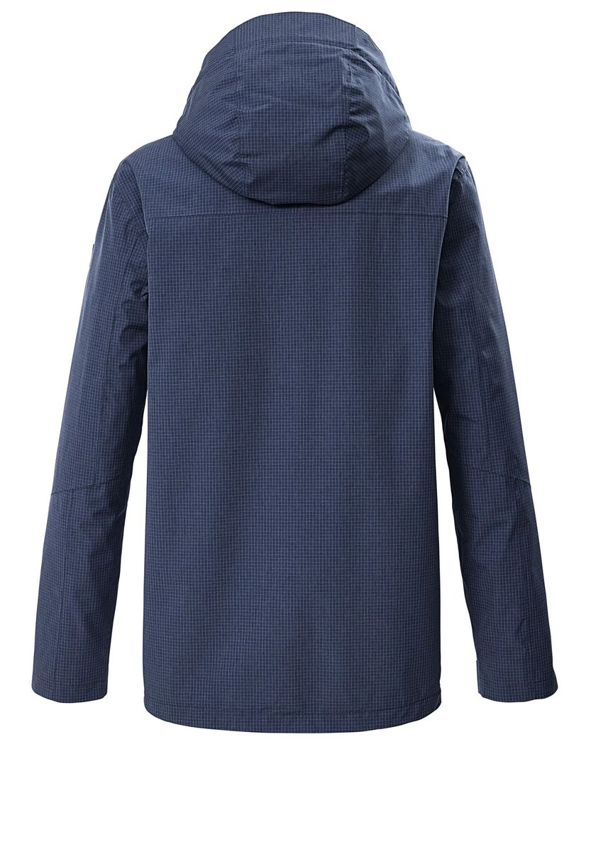 killtec® Regenjacke Kos 116, Kapuze, für Herren, blau, S