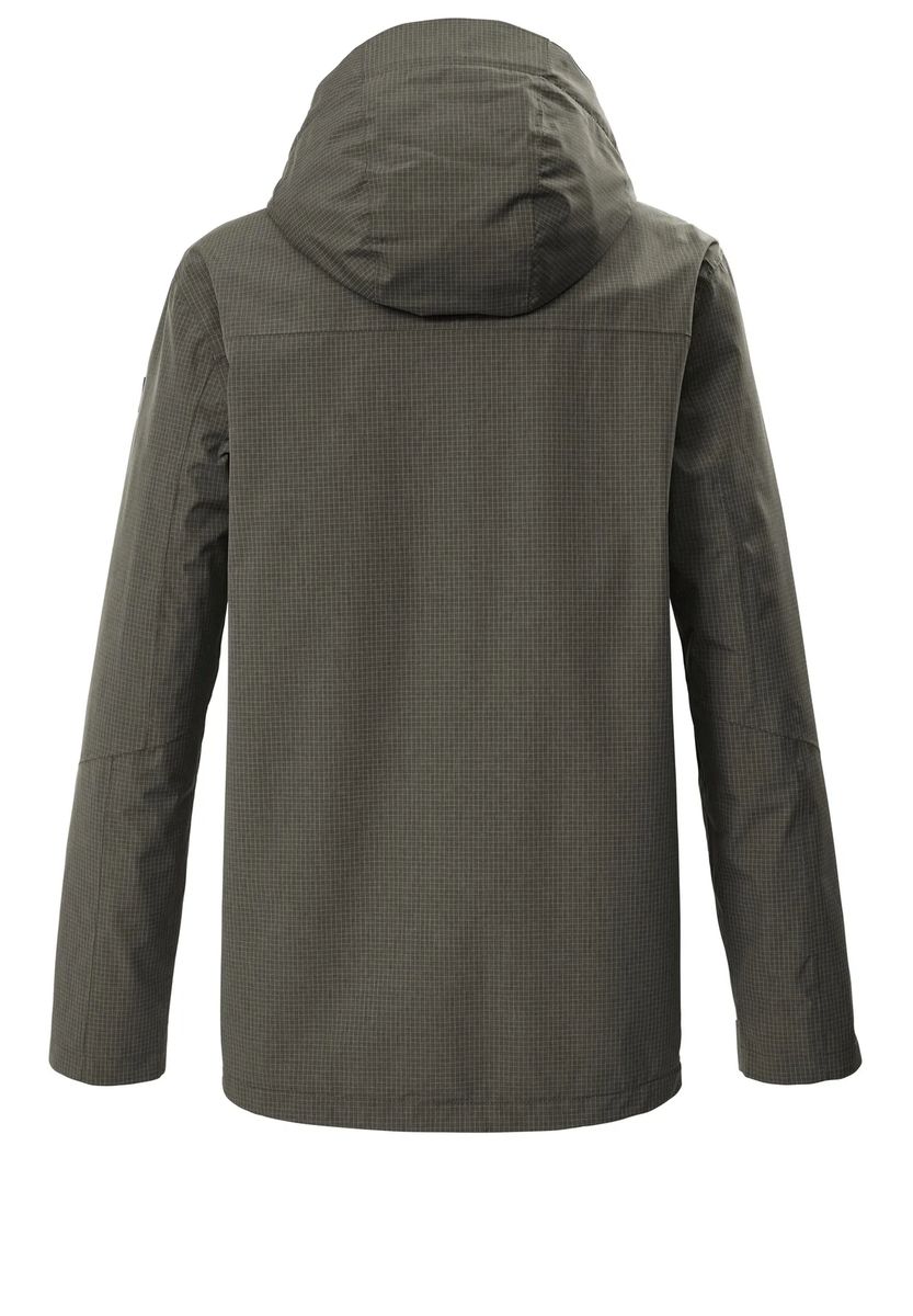 killtec® Regenjacke Kos 116, Kapuze, für Herren, grün, S