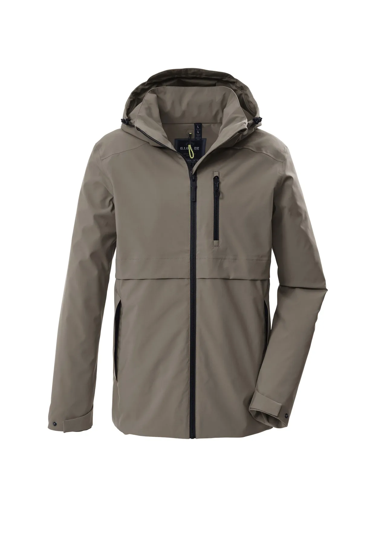 killtec® Funktionsjacke, Kapuze, für Herren, beige, S
