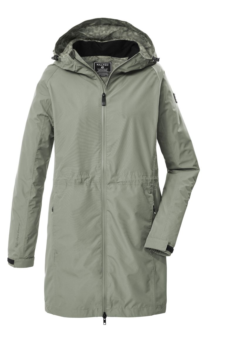 killtec® Winterjacke, Kapuze, für Damen, grün, 38